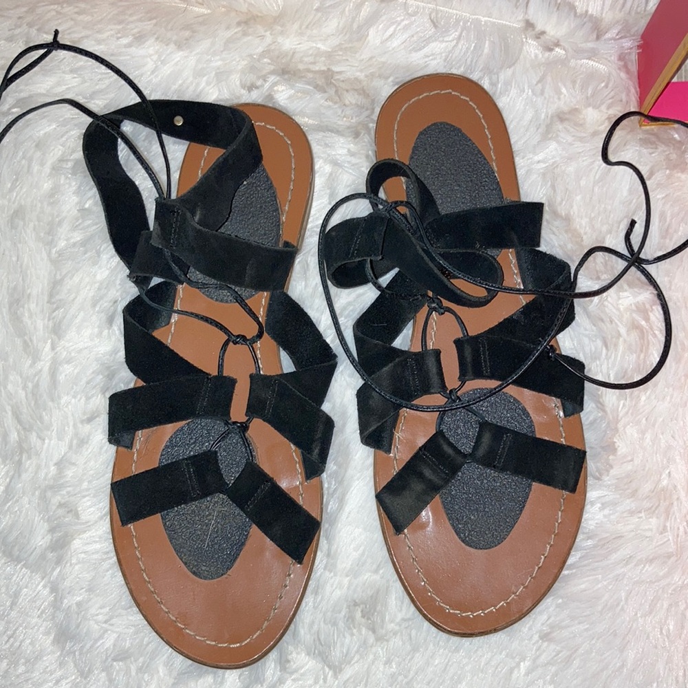 Kate Spade Suno Gladiator Leather Sandals
